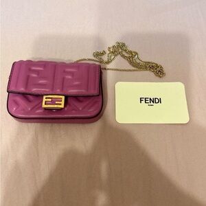 FENDI Nano baguette purple
